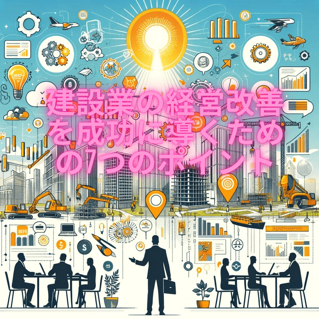 建設業の経営改善を成功に導くための7つのポイント
