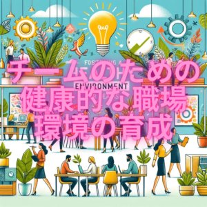 チームのための健康的な職場環境の育成