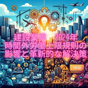 建設業界における2024年時間外労働上限規則の影響と革新的な解決策