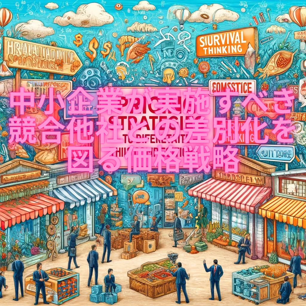 中小企業が実施すべき競合他社との差別化を図る価格戦略