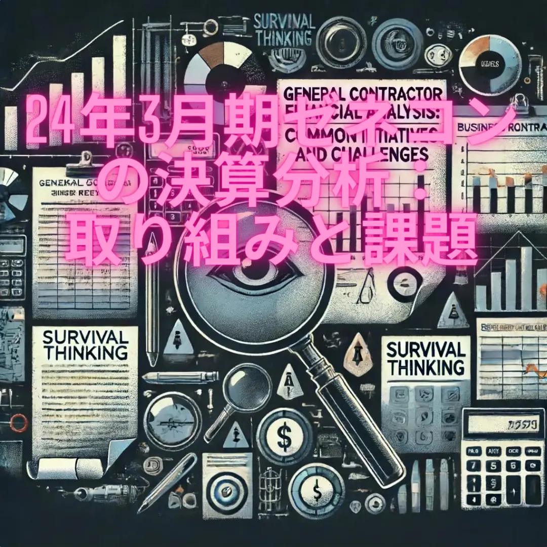 24年3月期ゼネコンの決算分析： 取り組みと課題