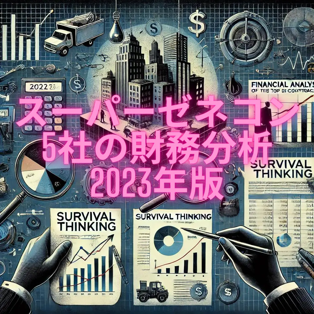スーパーゼネコン5社の財務分析 2023年版