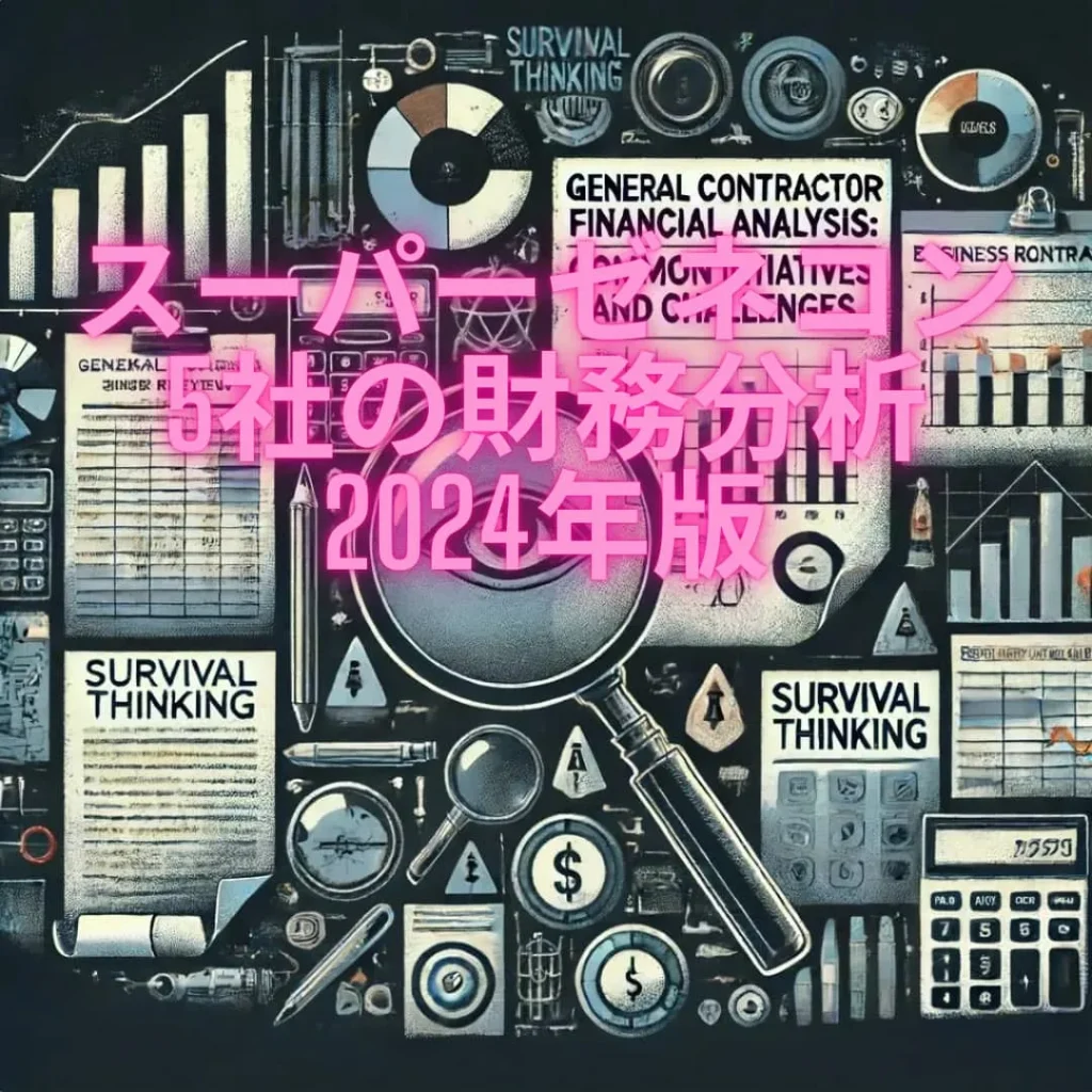 スーパーゼネコン 5社の財務分析 2024年版