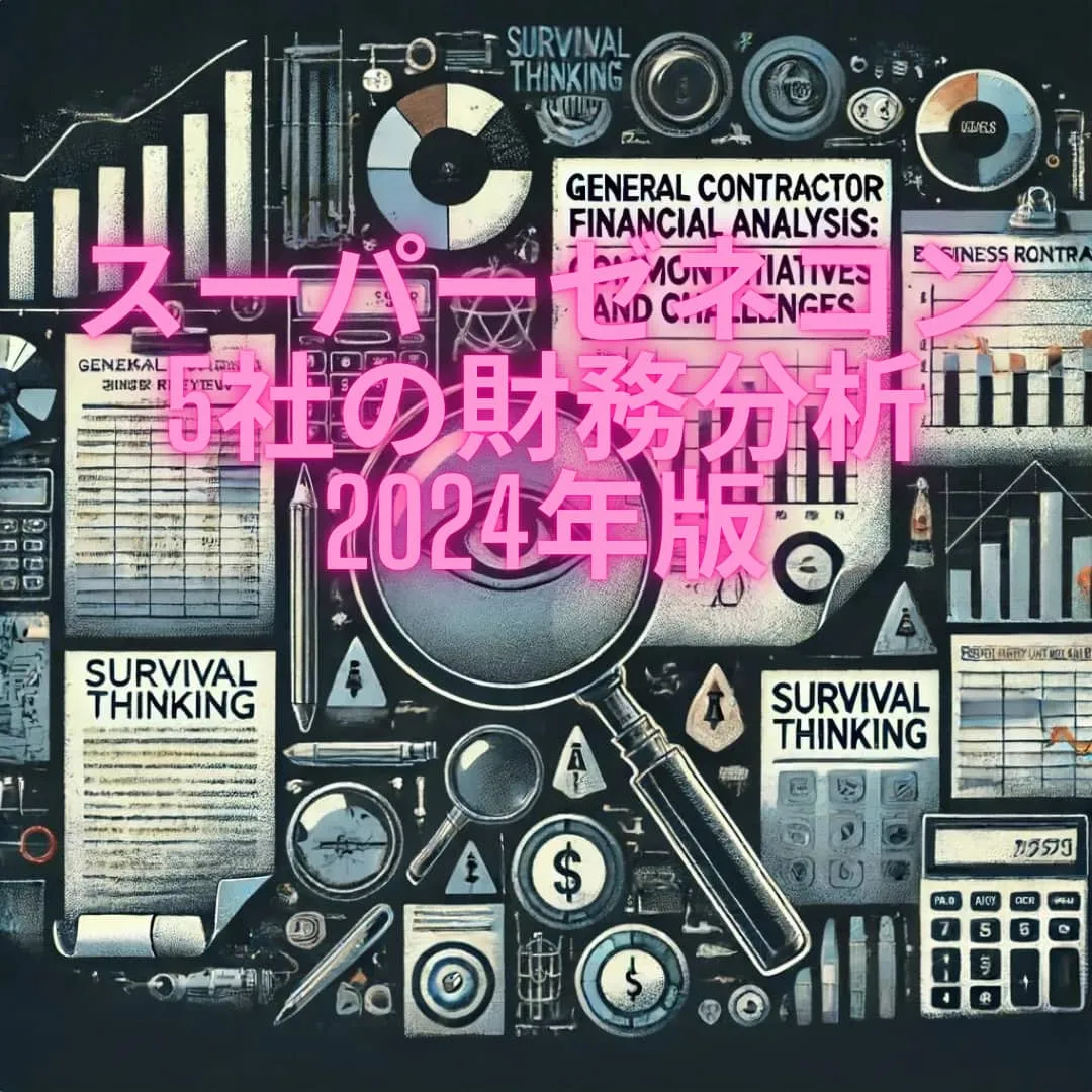 スーパーゼネコン 5社の財務分析 2024年版