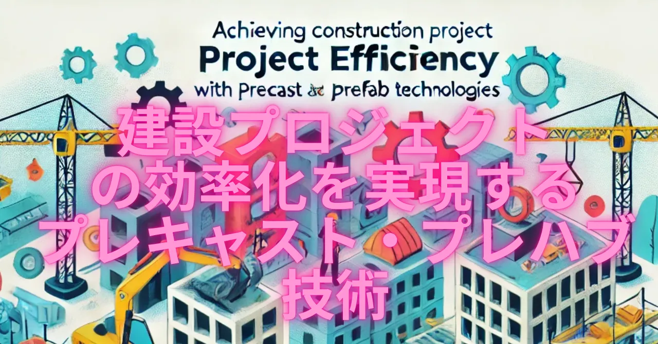 建設プロジェクトの効率化を実現するプレキャスト・プレハブ技術