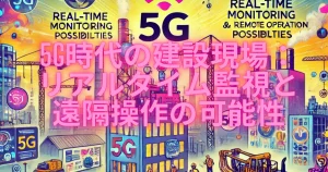5G時代の建設現場：リアルタイム監視と遠隔操作の可能性