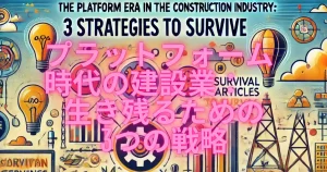プラットフォーム時代の建設業：生き残るための3つの戦略