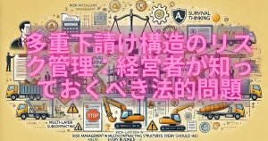 多重下請け構造のリスク管理：経営者が知っておくべき法的問題
