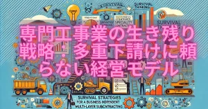 専門工事業の生き残り戦略：多重下請けに頼らない経営モデル