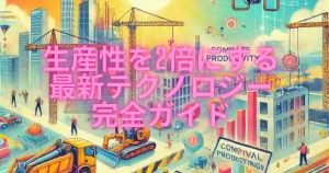 建設現場のデジタル革命：生産性を2倍にする最新テクノロジー完全ガイド
