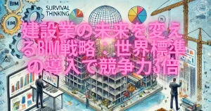 建設業の未来を変えるBIM戦略：世界標準の導入で競争力3倍