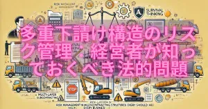 多重下請け構造のリスク管理：経営者が知っておくべき法的問題