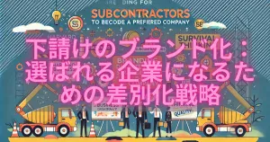 下請けのブランド化：選ばれる企業になるための差別化戦略