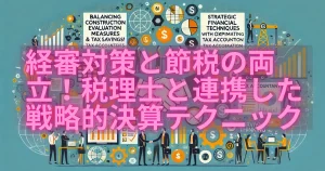 経審対策と節税の両立！税理士と連携した戦略的決算テクニック