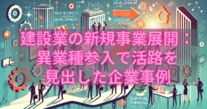 建設業の新規事業展開：異業種参入で活路を見出した企業事例