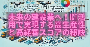 未来の建設業へ！ICT活用で実現する高生産性と高経審スコアの秘訣