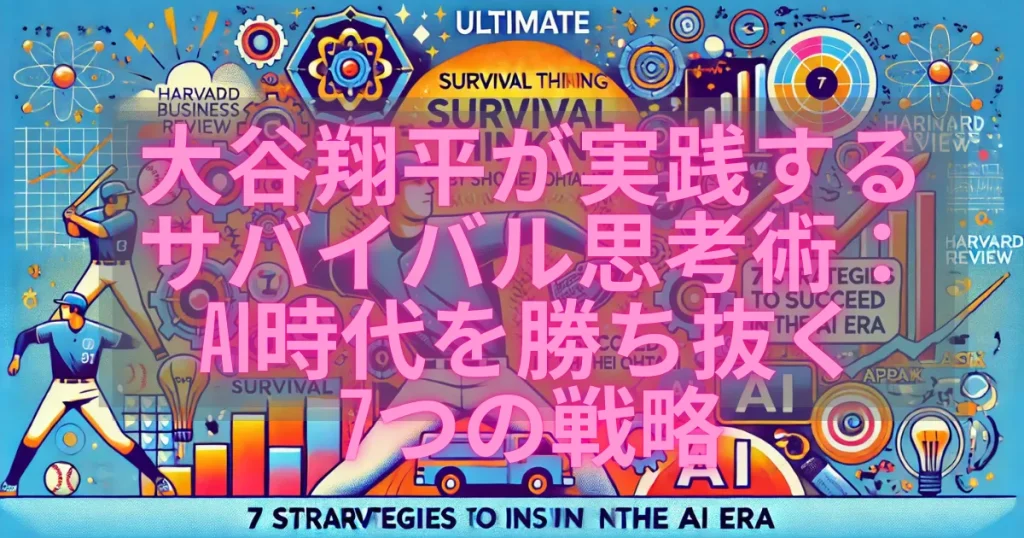 世界的アスリート大谷翔平が実践する究極のサバイバル思考術：AI時代を勝ち抜く7つの戦略