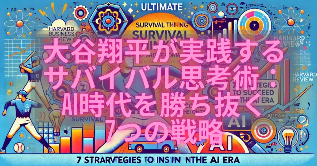 世界的アスリート大谷翔平が実践する究極のサバイバル思考術：AI時代を勝ち抜く7つの戦略