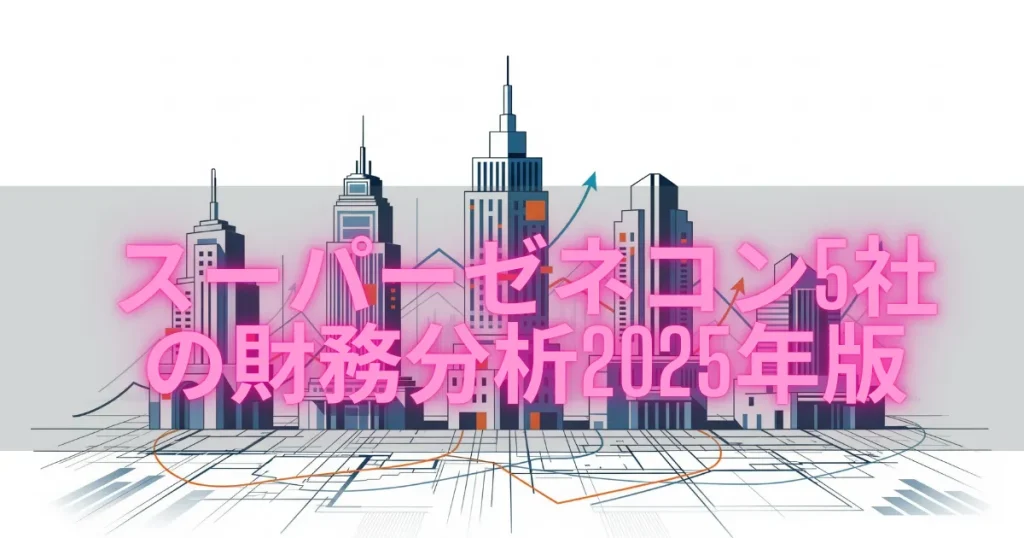 スーパーゼネコン5社の財務分析2025年版