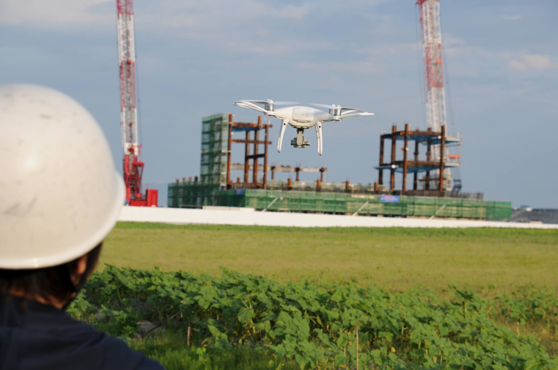 ドローン測量の導入による作業時間短縮と現場作業の精度向上